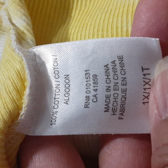 Grateful Dead Yellow and White Graphic Tank Top Women's Size 1X Band Festival - Picture 7 of 7